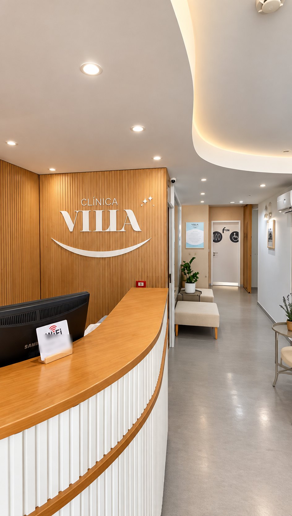Receção da Clínica Villa